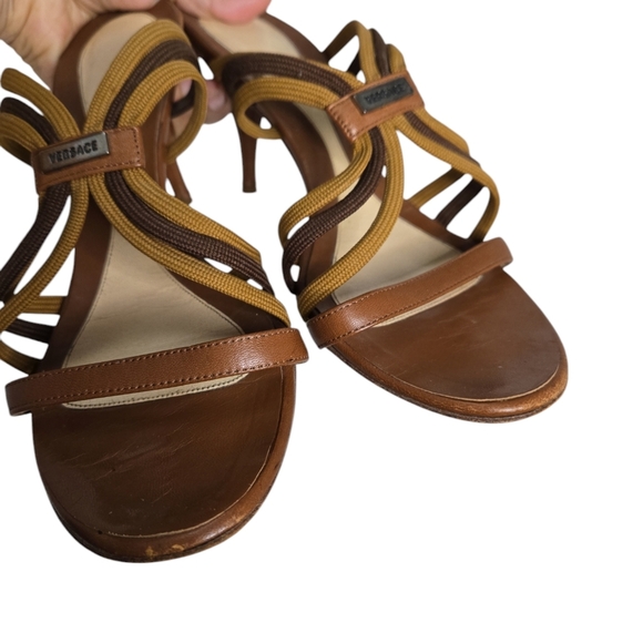 Versace Brown Slides Size 39 - Picture 5 of 7